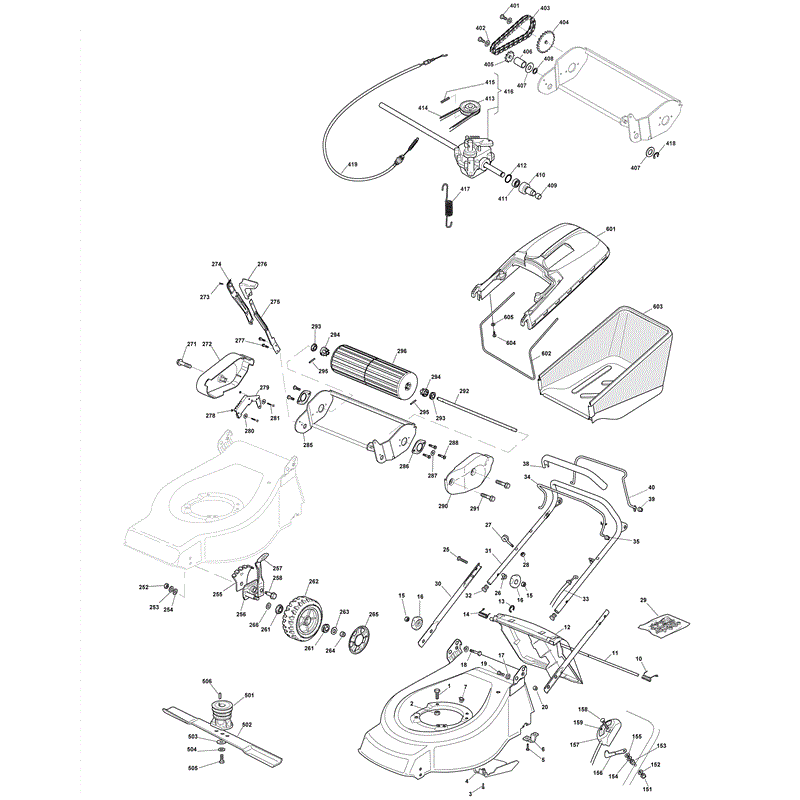 Mountfield 4810R-PD (2008) Parts Diagram, Page 1