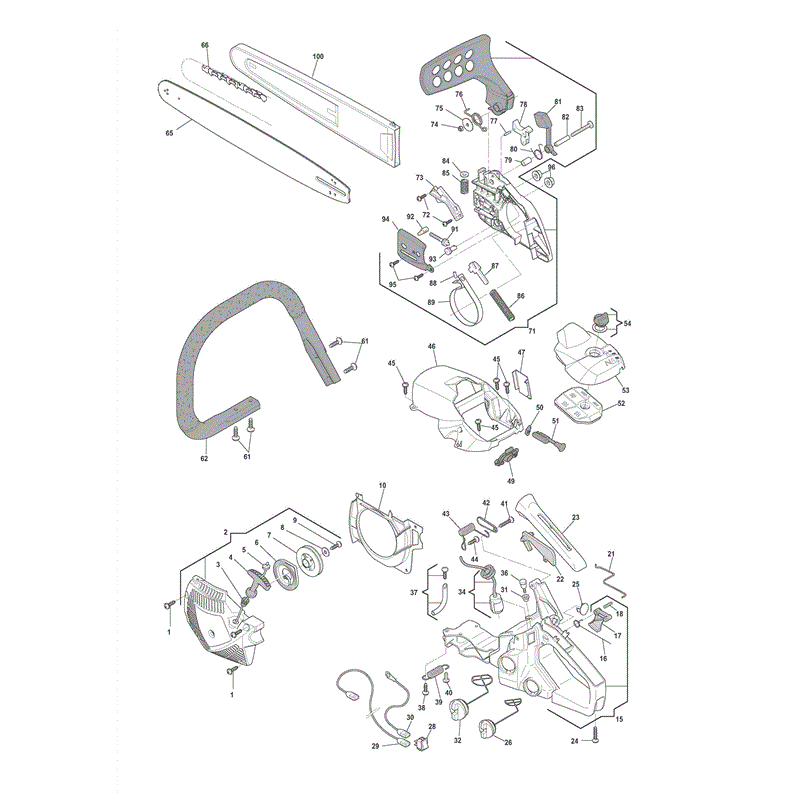 Stiga SP420 (2008) Parts Diagram, Chassis