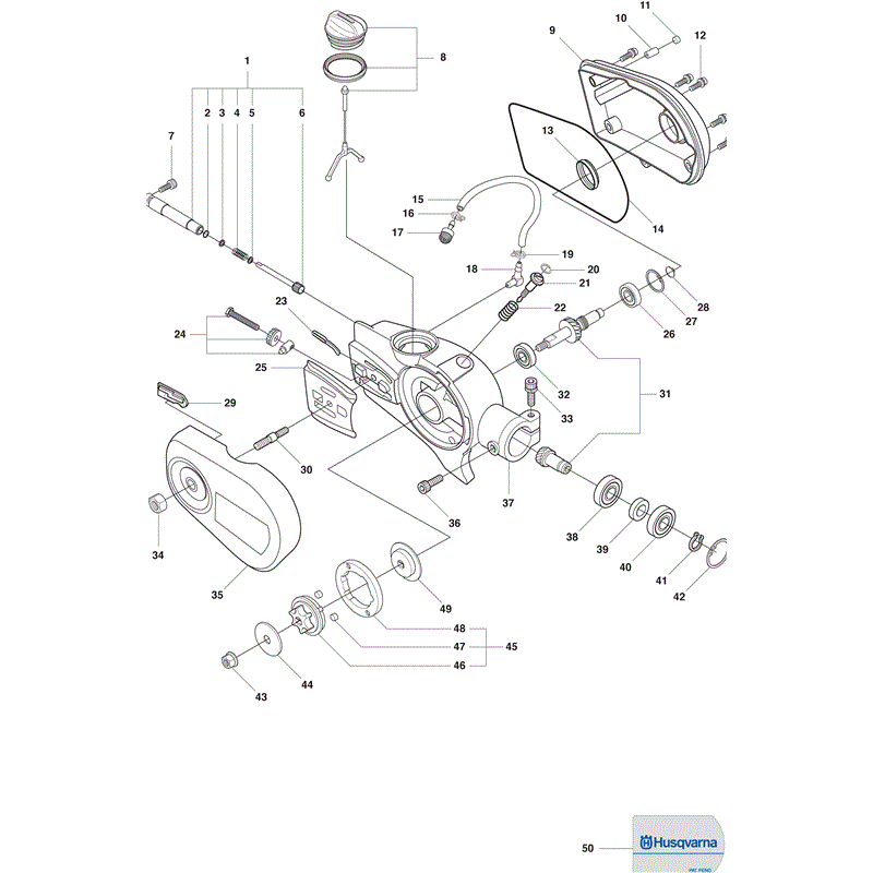 Husqvarna  327P4 (2012) Parts Diagram, Page 1