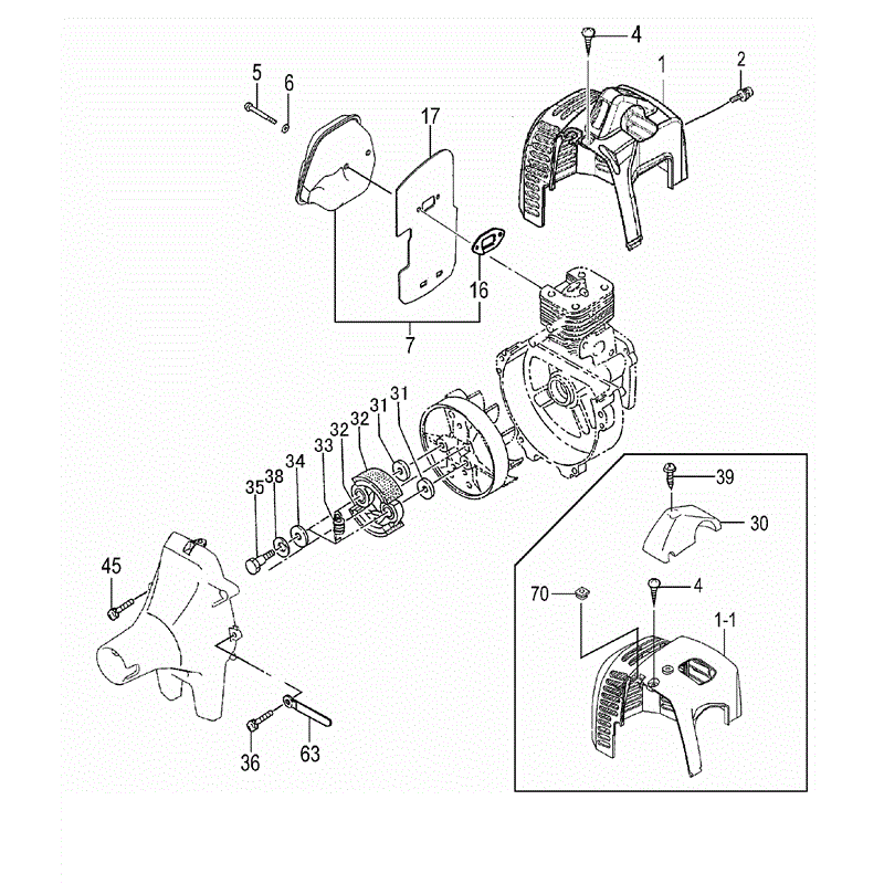 Tanaka THP-230SS (1648-H43) Parts Diagram, ENGINE-2