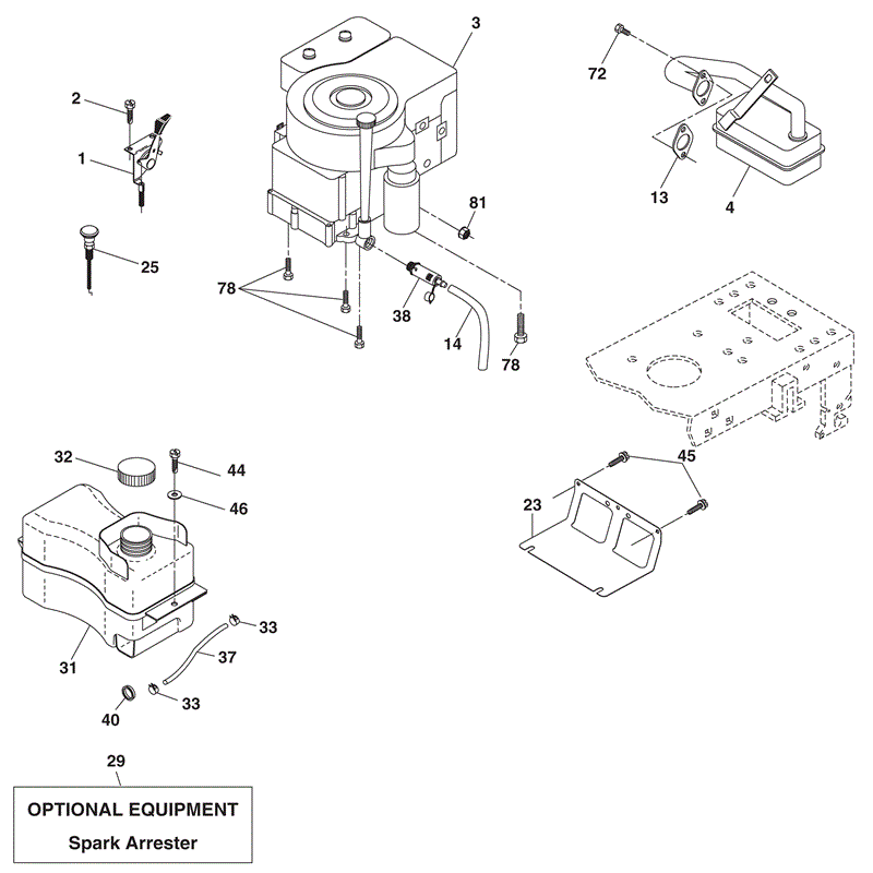 McCulloch M155-107HRB (96061012304 - (2010)) Parts Diagram, Page 7