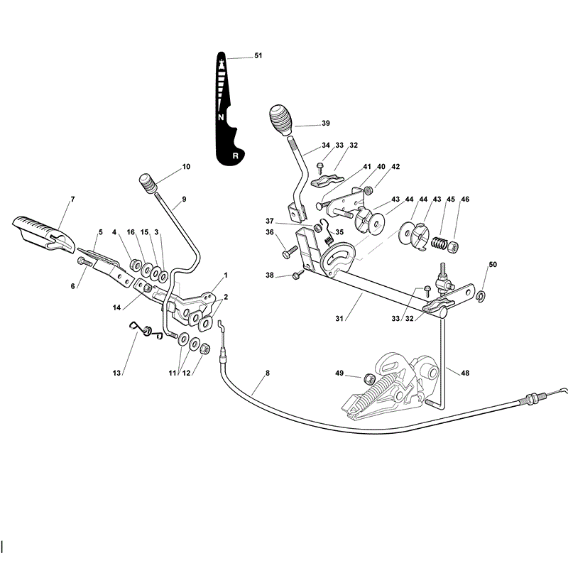 Mountfield R25V (Series 5500 OHV-196cc) (2011) Parts Diagram, Page 4