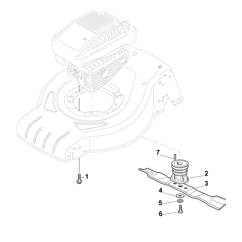 Mountfield SP460SD (2012) Parts Diagram, Page 7