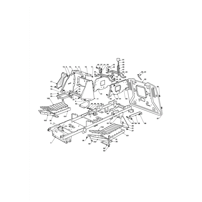 Castel / Twincut / Lawnking XG160HD (2010) Parts Diagram, Page 1