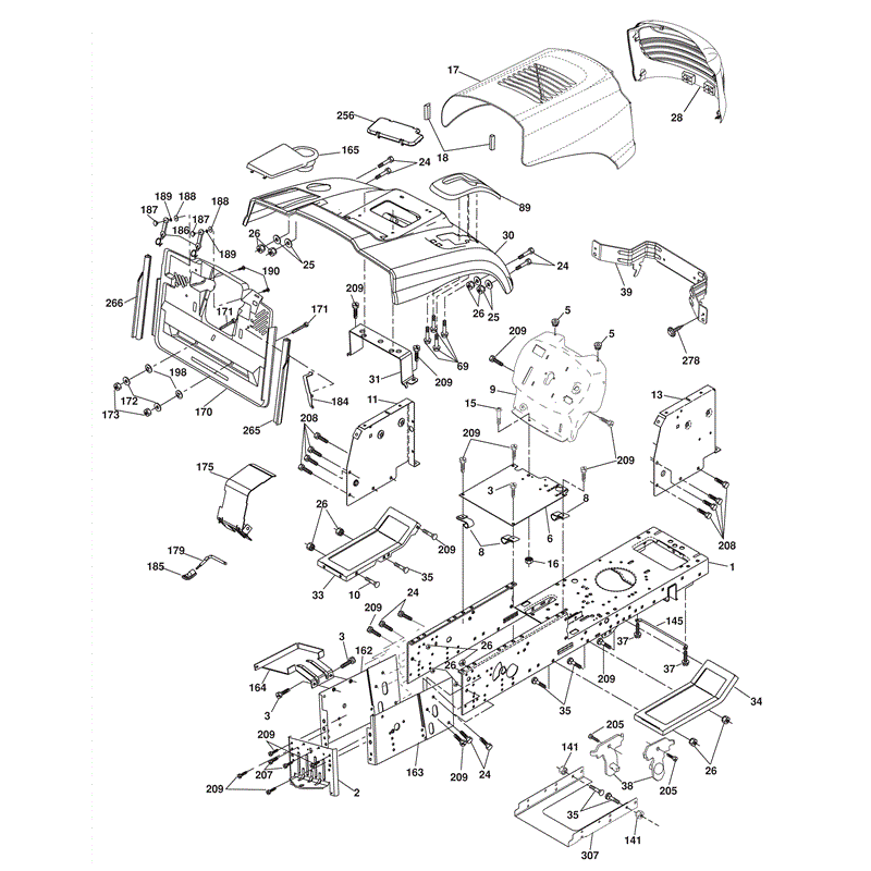 McCulloch M125-97RB (96061028700 - (2010)) Parts Diagram, Page 2