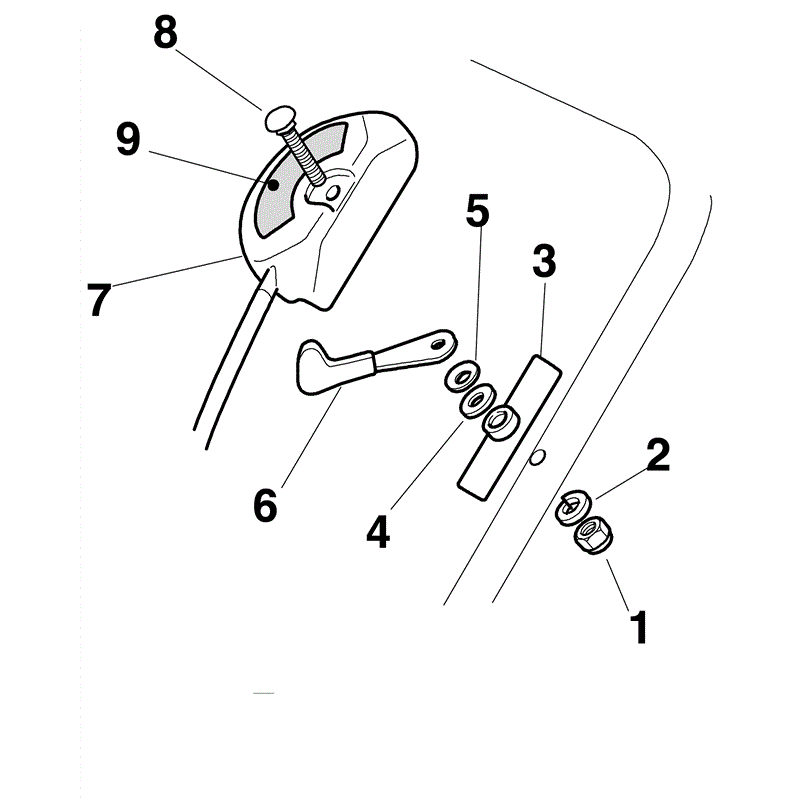 Mountfield 462PD Petrol Rotary Mower (2009) Parts Diagram, Page 4