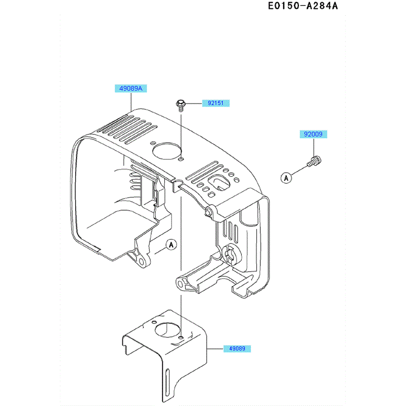 Kawasaki KRB400B (HG400A-AS51) Parts Diagram, Cooling Equipment
