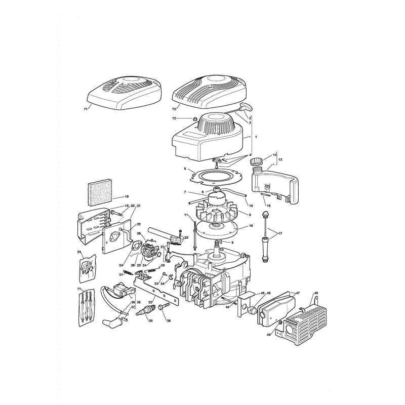 Castel / Twincut / Lawnking TELLUS-360G (2011) Parts Diagram, SV150-T