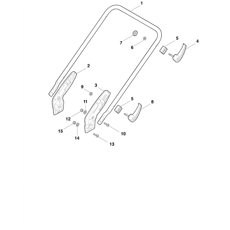 Mountfield 462PD Petrol Rotary Mower (2010) Parts Diagram, Page 4