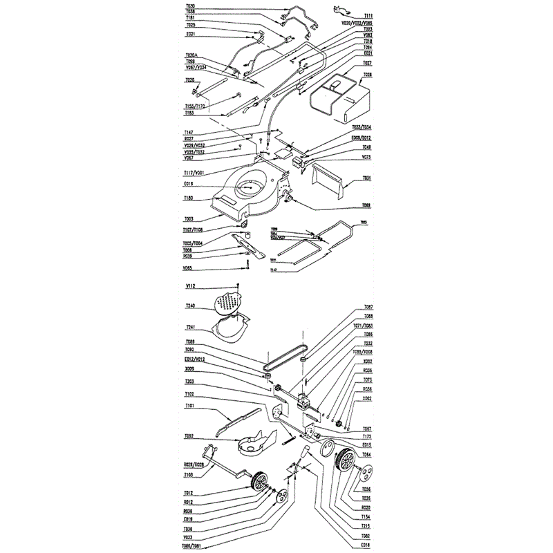 Mountfield Laser Delta (MPR10058) Parts Diagram, Page 1