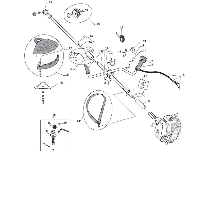Mountfield MB 2602 J (281021103-MEE [2009]) Parts Diagram, transmission