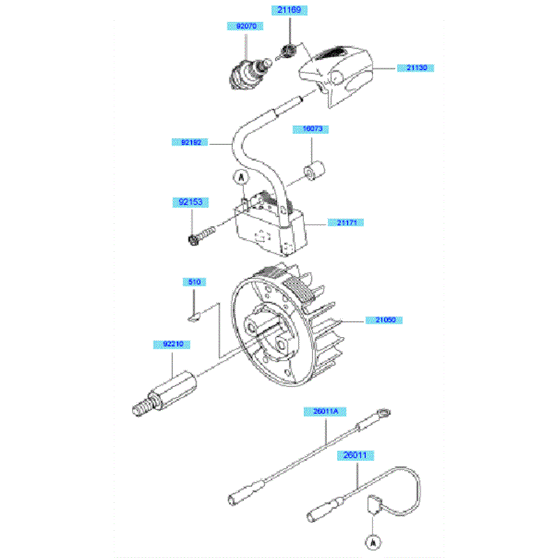 Kawasaki KRH300A (HG300B-BS50) Parts Diagram, Electric Equipment