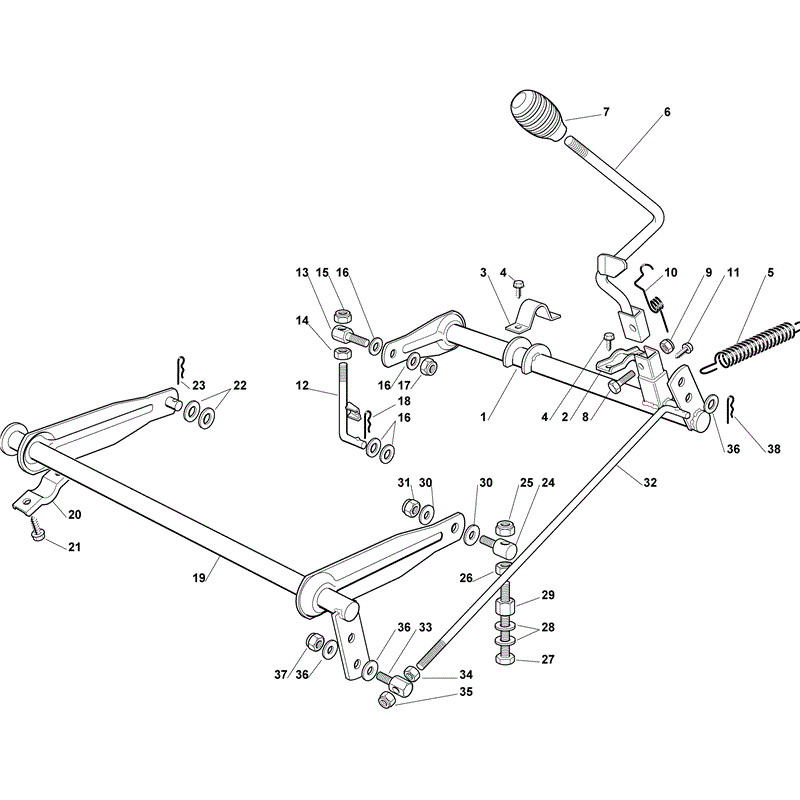 Mountfield R25V (Series 5500 OHV-196cc) (2011) Parts Diagram, Page 7
