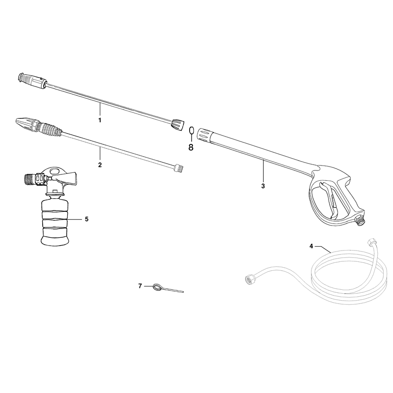 Oleo-Mac PW 140 (PW 140) Parts Diagram, Accessories