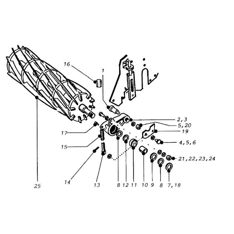 Hayter Ambassador Cylinder Lawnmower (390T001141-390T002000) Parts Diagram, Cylinder 