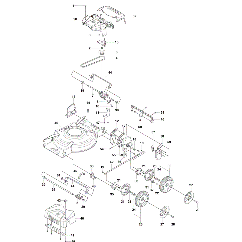 Husqvarna  LC53E (2013) Parts Diagram, Page 1