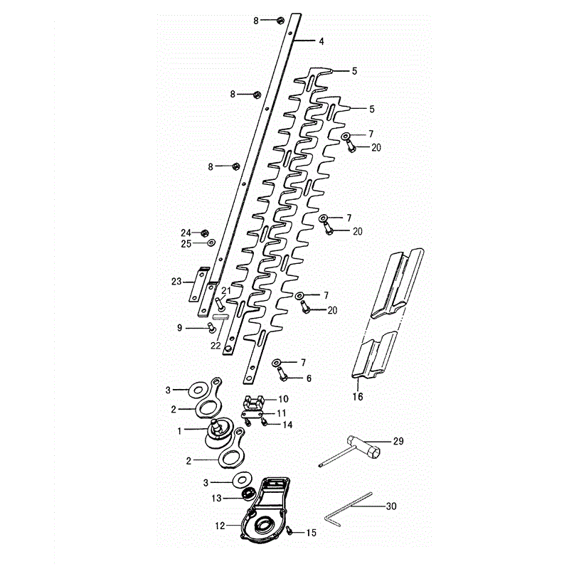 Tanaka THP-270S (1649-H49) Parts Diagram, BLADE