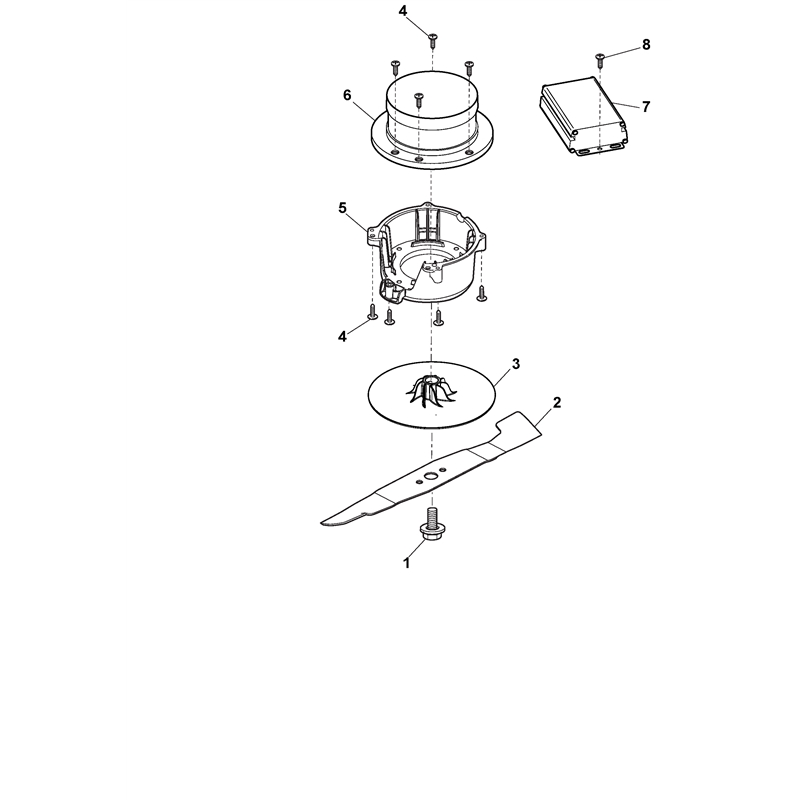 Mountfield PRINCESS 34Li (294343063-M19 [2019-2020]) Parts Diagram, Blade