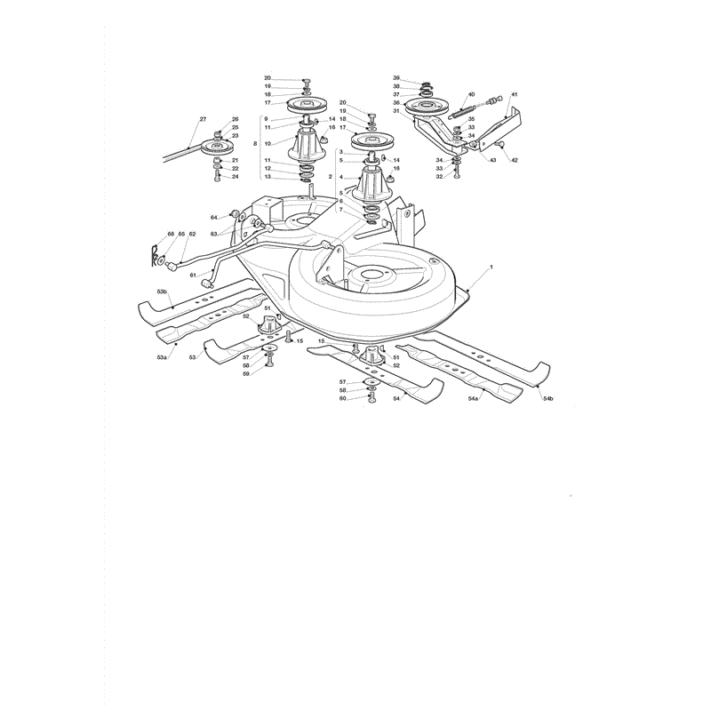 Castel / Twincut / Lawnking CT13.5-90 (2009) Parts Diagram, Cutting Plate