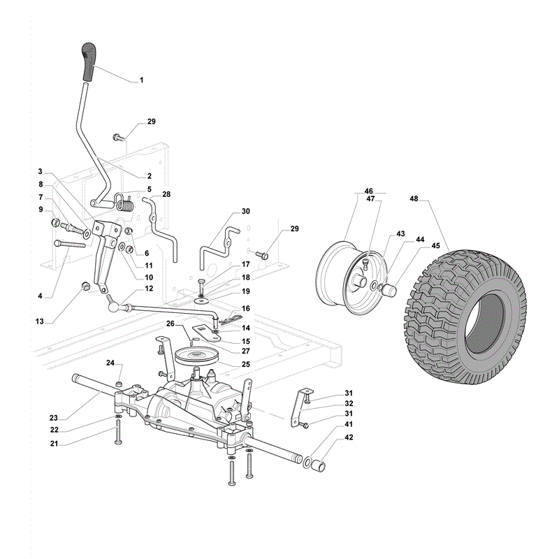 Mountfield 1438M Lawn Tractor (2009) Parts Diagram, Page 5