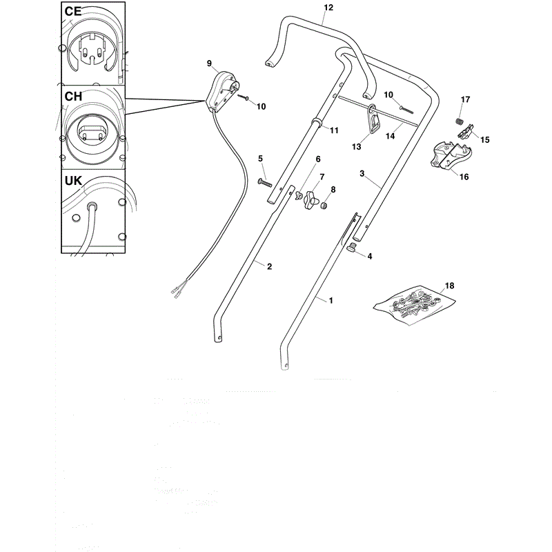Mountfield EL350 (2009) Parts Diagram, Page 2