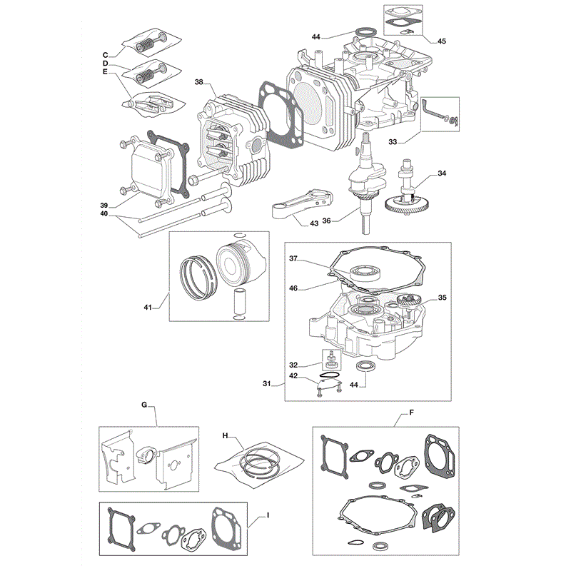 Castel / Twincut / Lawnking TRE0702 (2009) Parts Diagram, Page 2