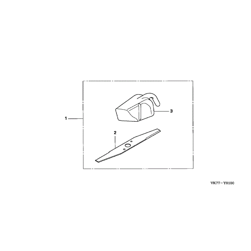 Honda HRX 426 SX Lawnmower (HRX426C-SXE-MATF) Parts Diagram, MULCHING KIT