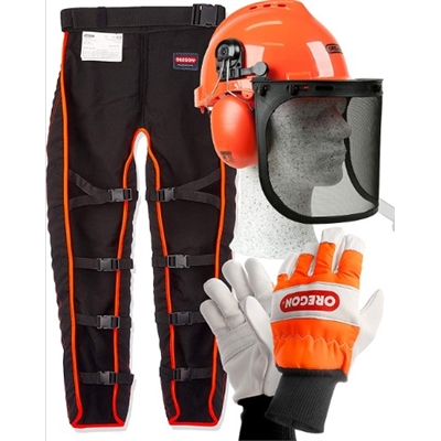 Oregon Safety Kit - Chaps, Gloves and Helmet - 574742A 