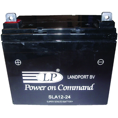 Central Spares Sealed Lead Battery - 12V / 24Amp - L/H Pos - 25137 