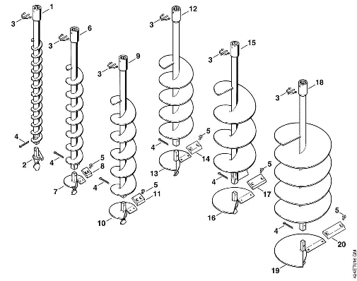 N_-Earth auger