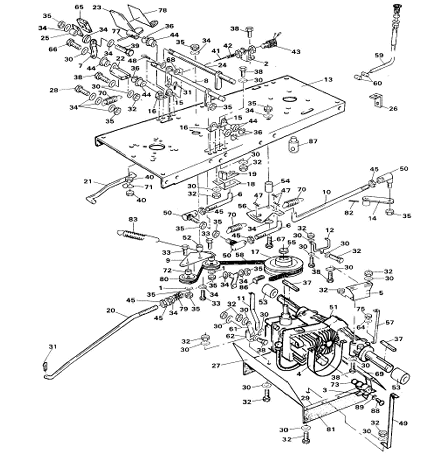 Hydrostatic Transmission On T1400/42 and T1800/48 Hydro Models