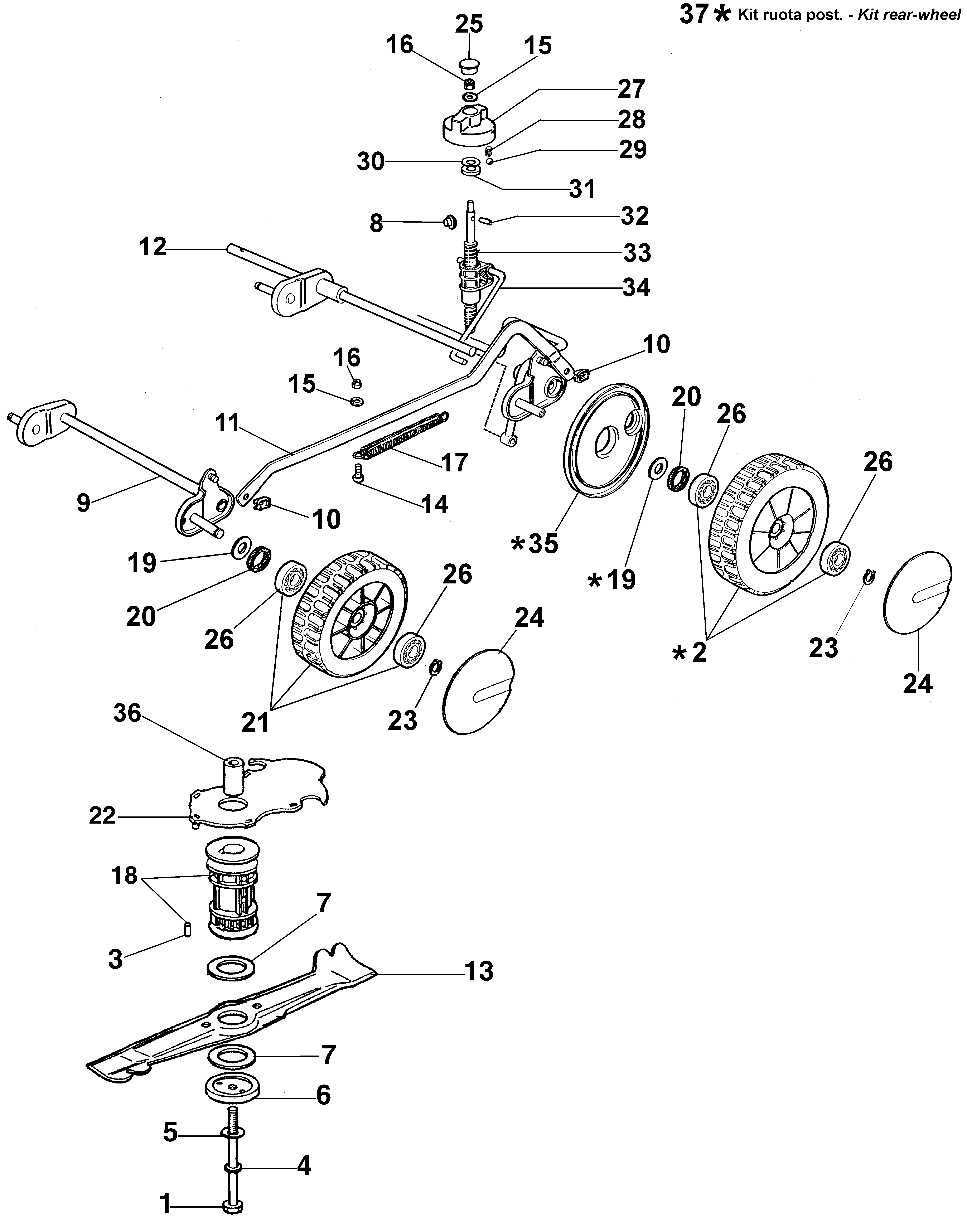 Axle assy