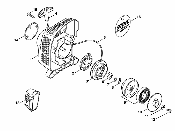 Rewind starter ErgoStart-Easy2Start
