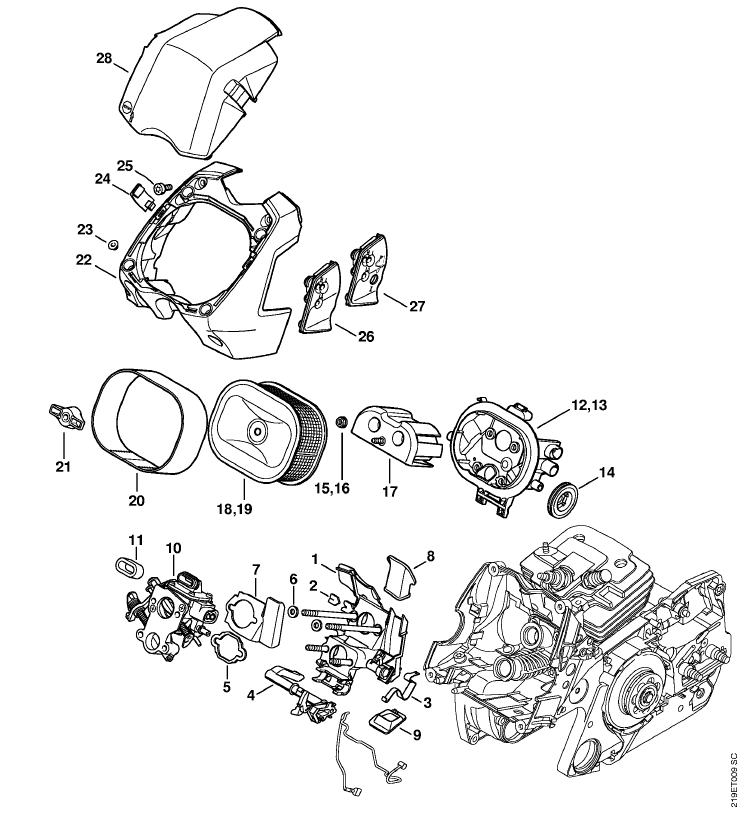 Carburetor bracket