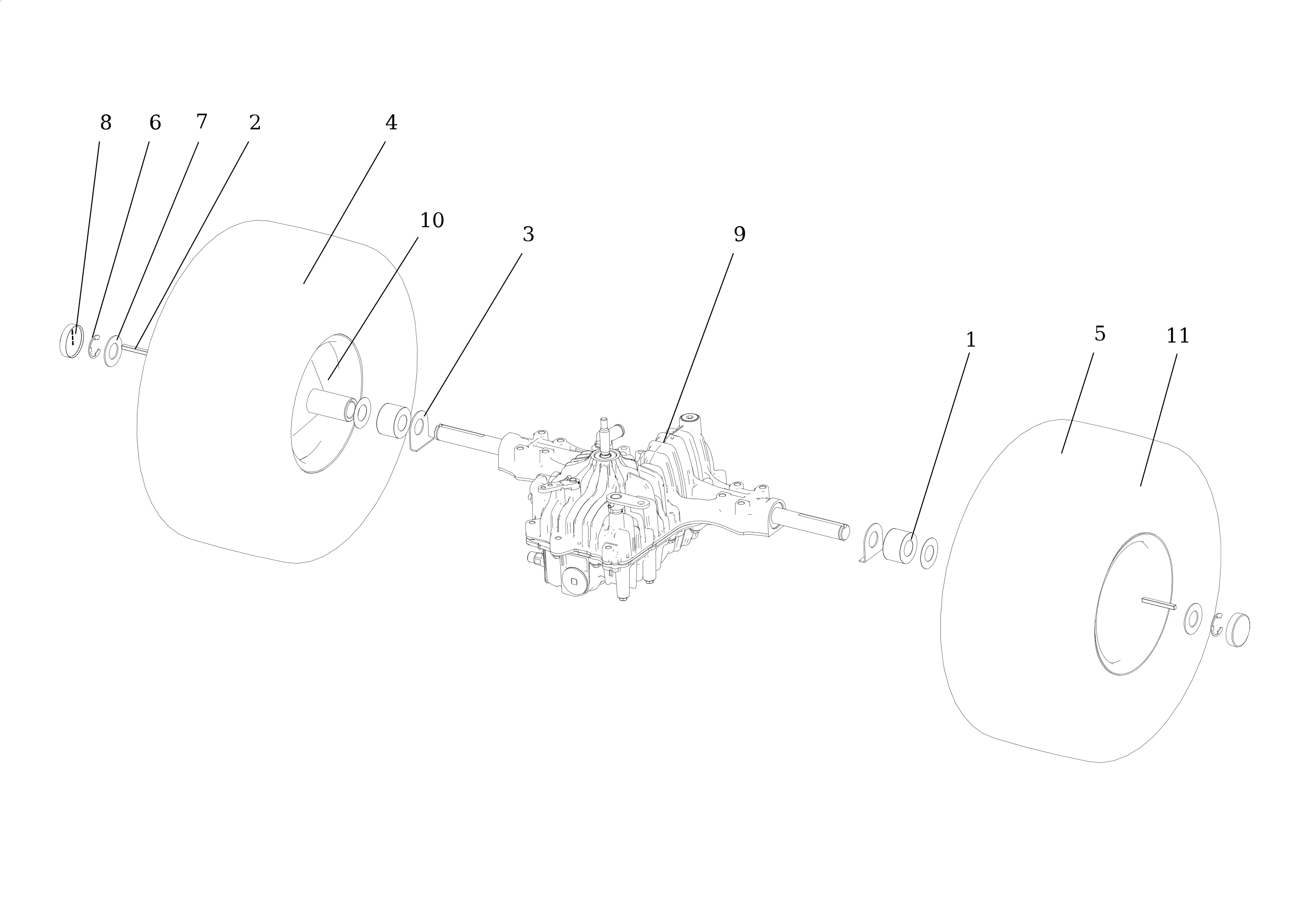 Rear axle