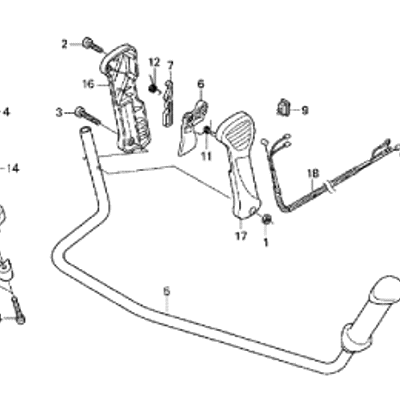 HANDLE & THROTTLE LEVER