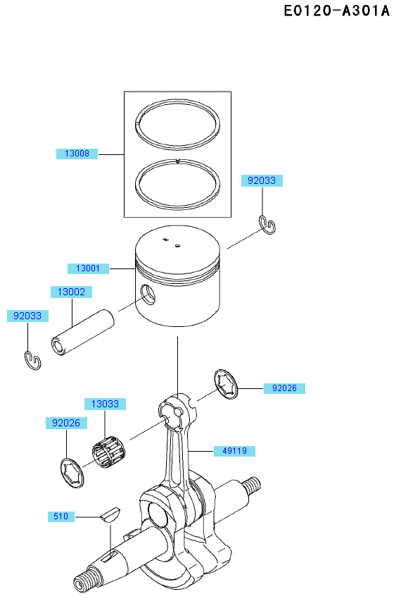 Piston Crankshaft