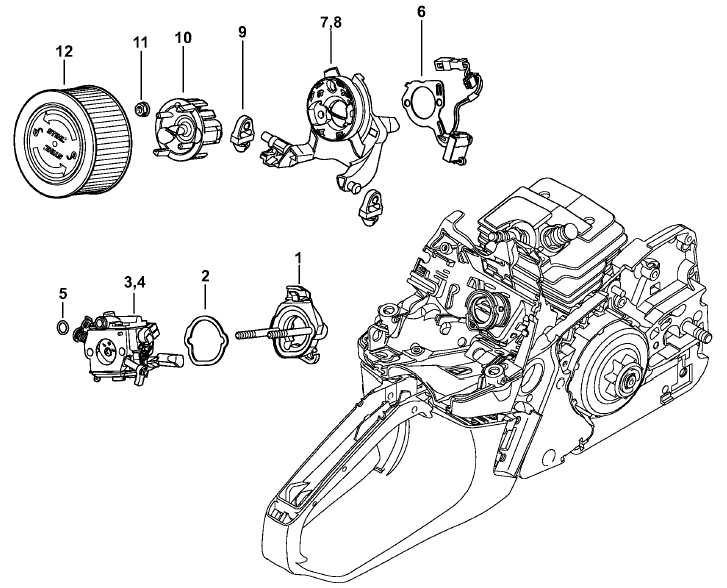 Carburetor bracket