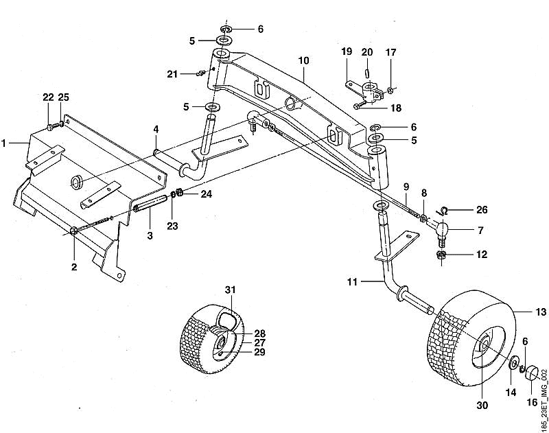 B - Front Axle