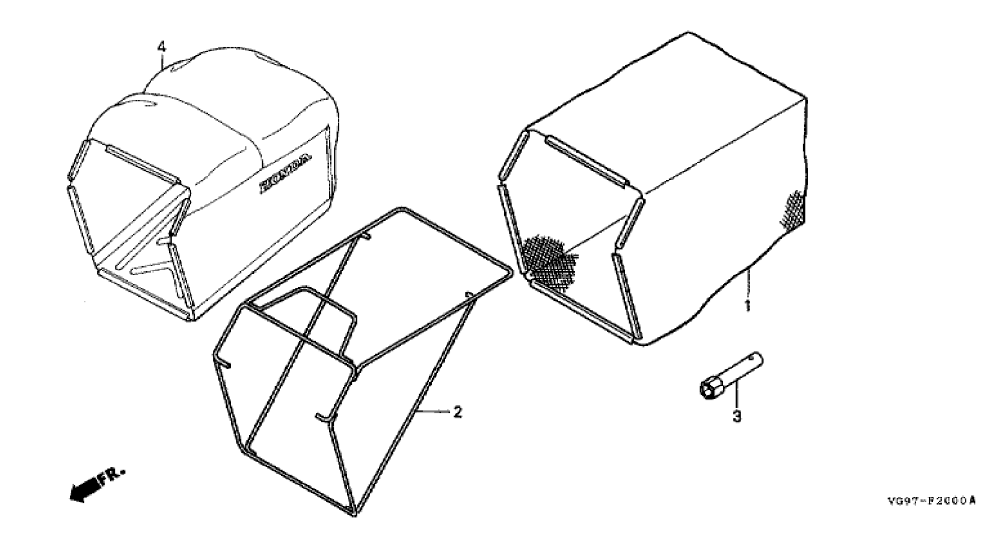 GRASS BAG & FRAME