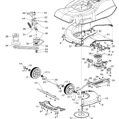 Hayter Harrier 48 (496) Pro Autodrive (496G310000001 and up Hayter Harrier 48 (496) Pro Autodrive (496G310000001 and up