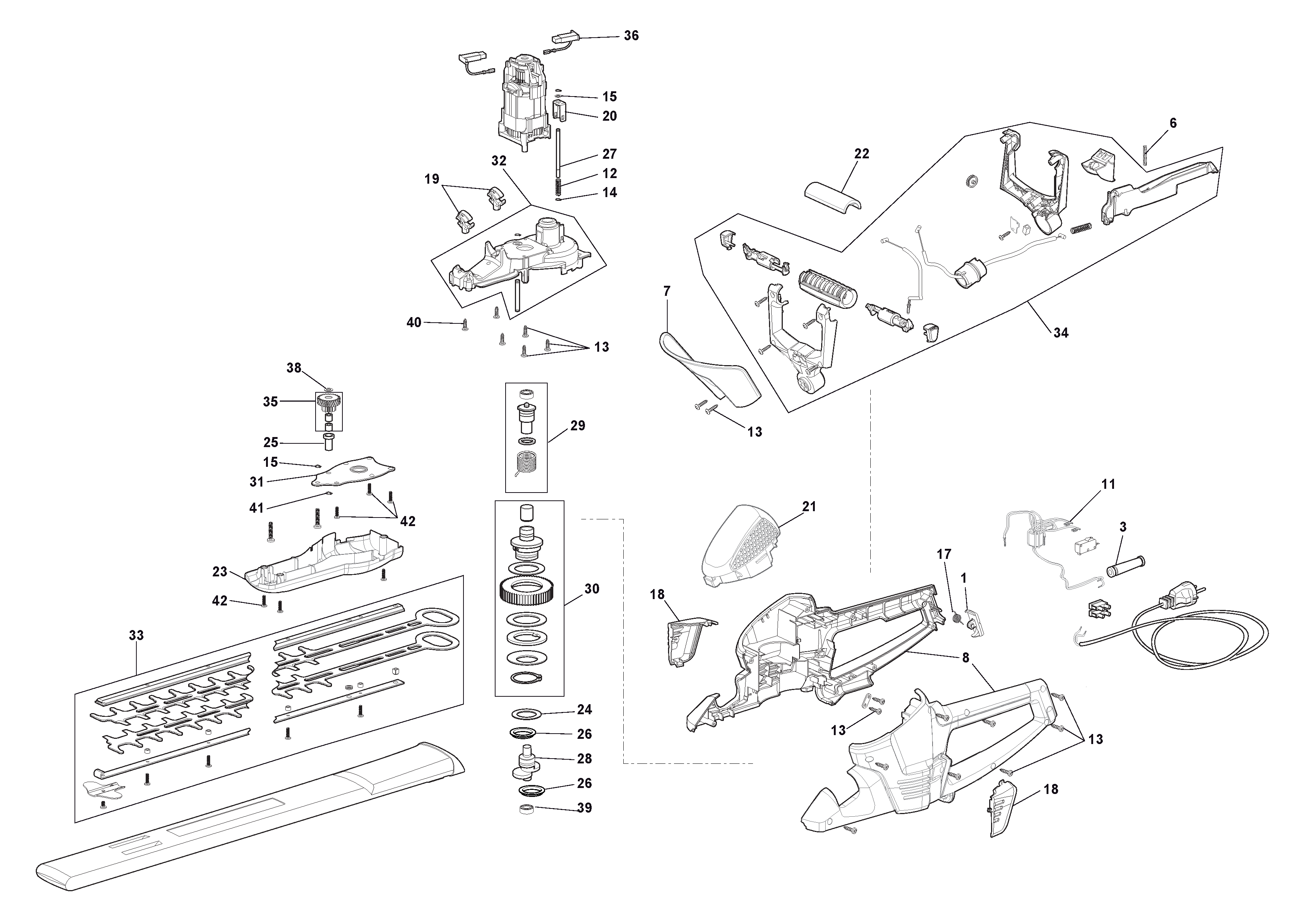 Electric Hedge Trimmer
