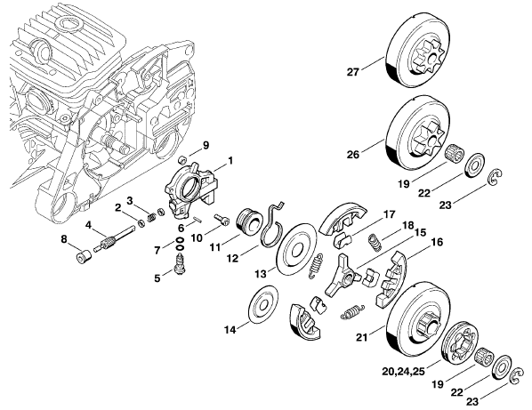 Oil pump - Clutch