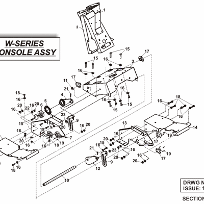 W Series Console Assy