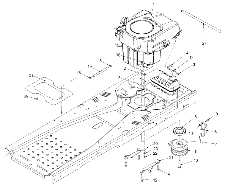 Engine & Clutch Assembly