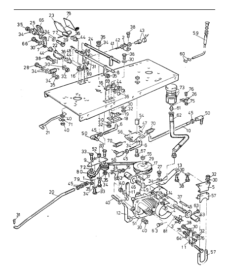 Hydrostatic drive system (12 1/2 HP & early 14 HP only)