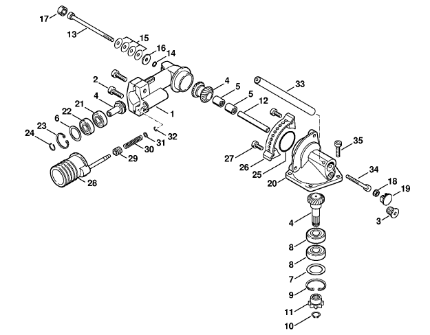 Angle drive 0Á - 90Á