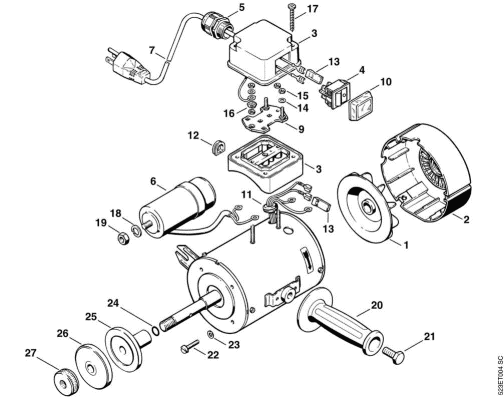 B-Electric motor 110 V_60 Hz