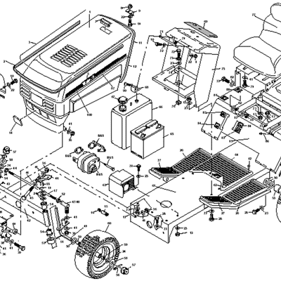 Tractor Chassis and Upper Body Panels – 1012 and 1012H