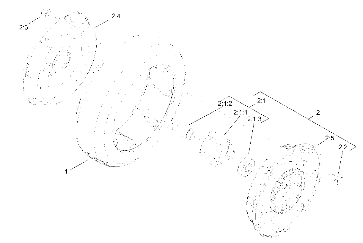Wheel & Tyre Assembly No 115-3813